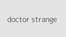 doctor strange 64dcd4ede27ed