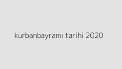 kurbanbayrami tarihi 2020 64edd01db21f6