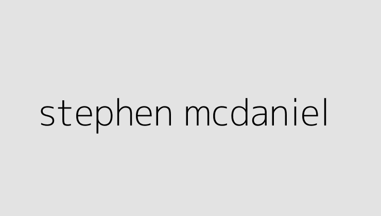 stephen mcdaniel 64daa701ce9f7