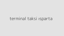 terminal taksi isparta 6510176063512